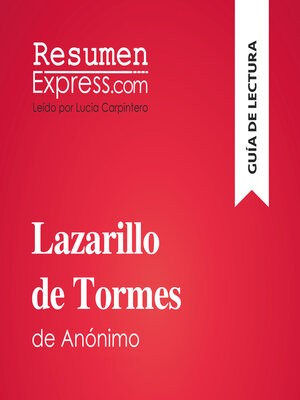 cover image of Lazarillo de Tormes, de anónimo (Guía de lectura)